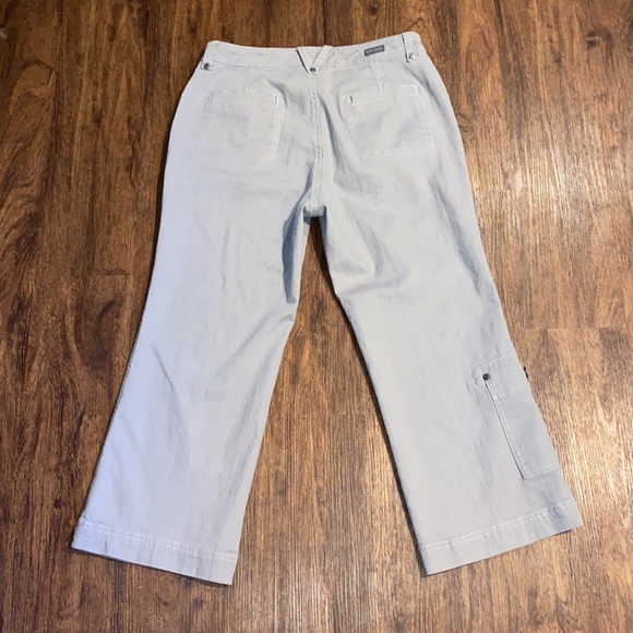 Woolrich Tan Cargo Capri-99% Cotton-Women’s Size 8 - Picture 10 of 15